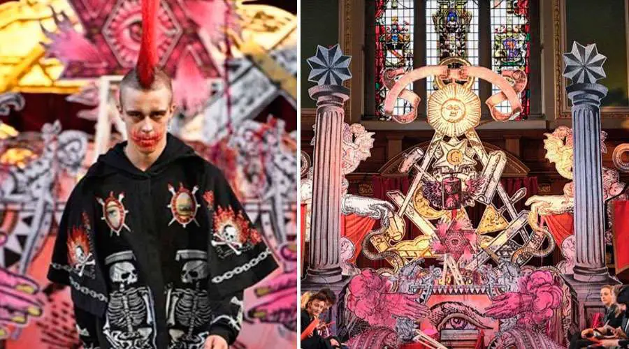 Iglesia anglicana causa controversia por su desfile de modas satánico