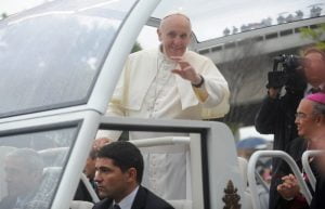 ¿Por qué el Papa tenía una herida en su rostro en Colombia?
