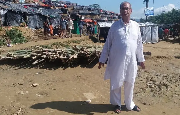 Cardenal de Bangladesh visitan los campos de refugiados rohinyas