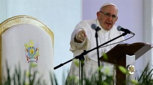 El Papa Francisco hace una llamada a los jóvenes para que difundan la paz