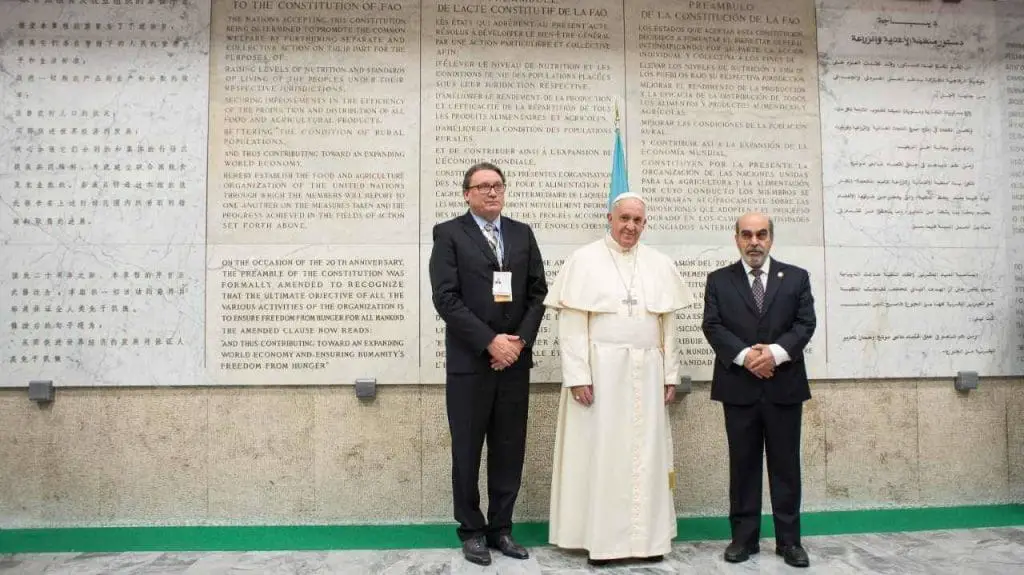 El Papa habla sobre el neomaltusianismo frente a la FAO.