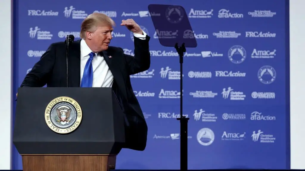 El presidente Trump da la cara por la libertad religiosa cristiana