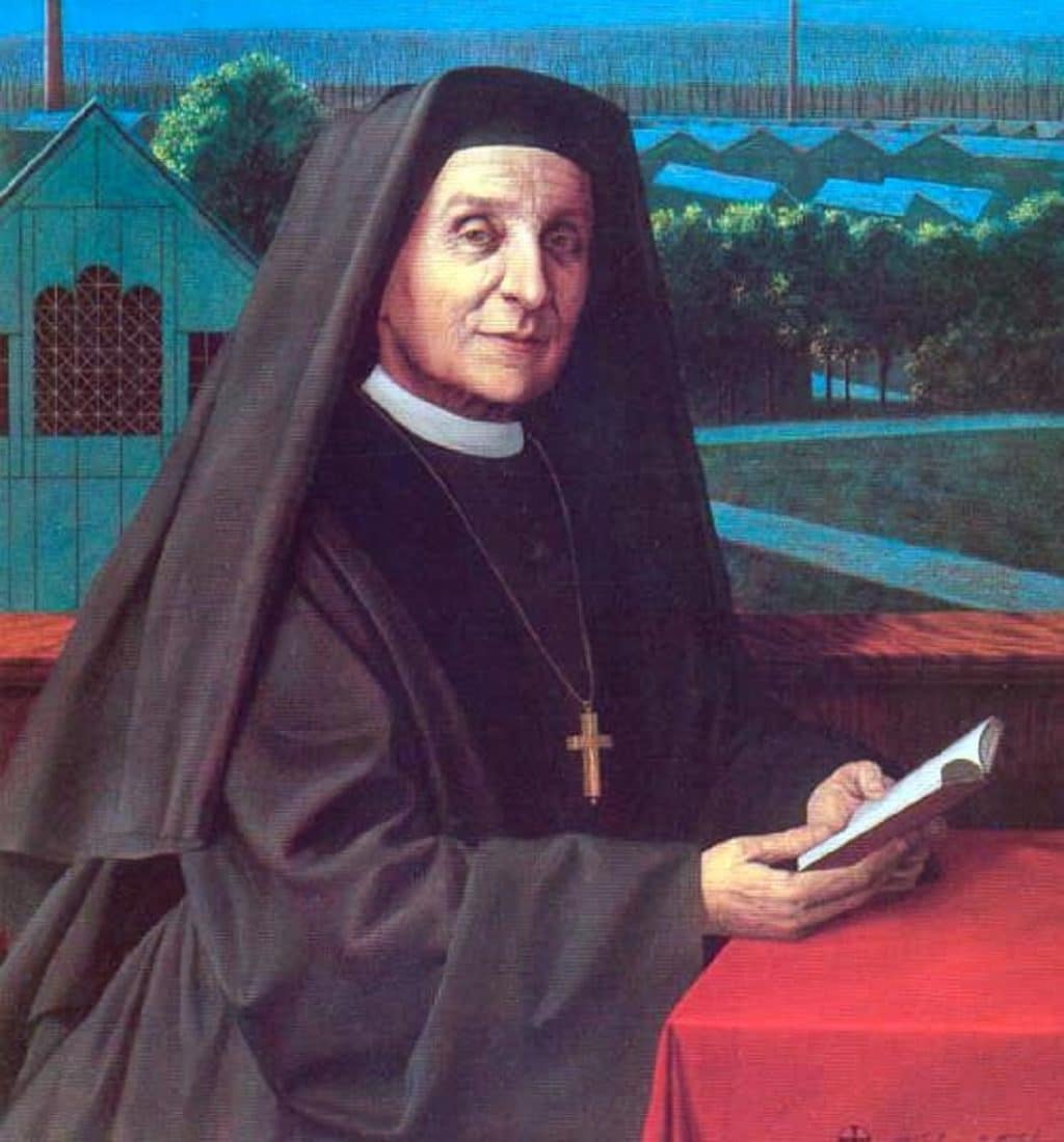 Santa Leonia Francisca de Sales Aviat. Santo del día 10 de enero.