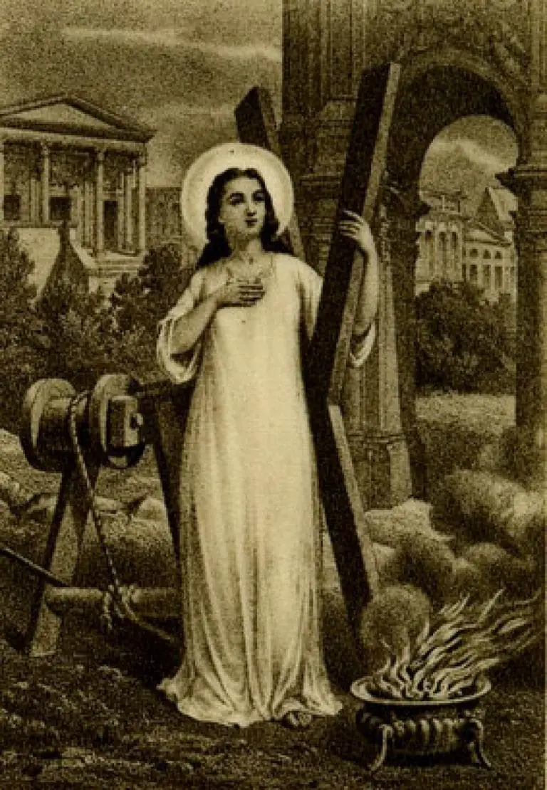 Santa Eulalia de Mérida. Santo del día 10 de diciembre.