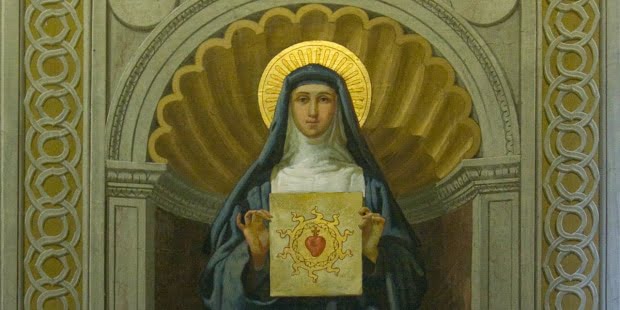 Santa Margarita María de Alacoque sagrado corazón