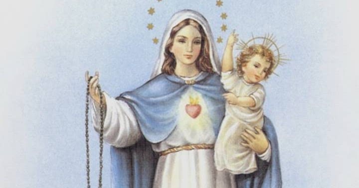 Virgen del Rosario católicos