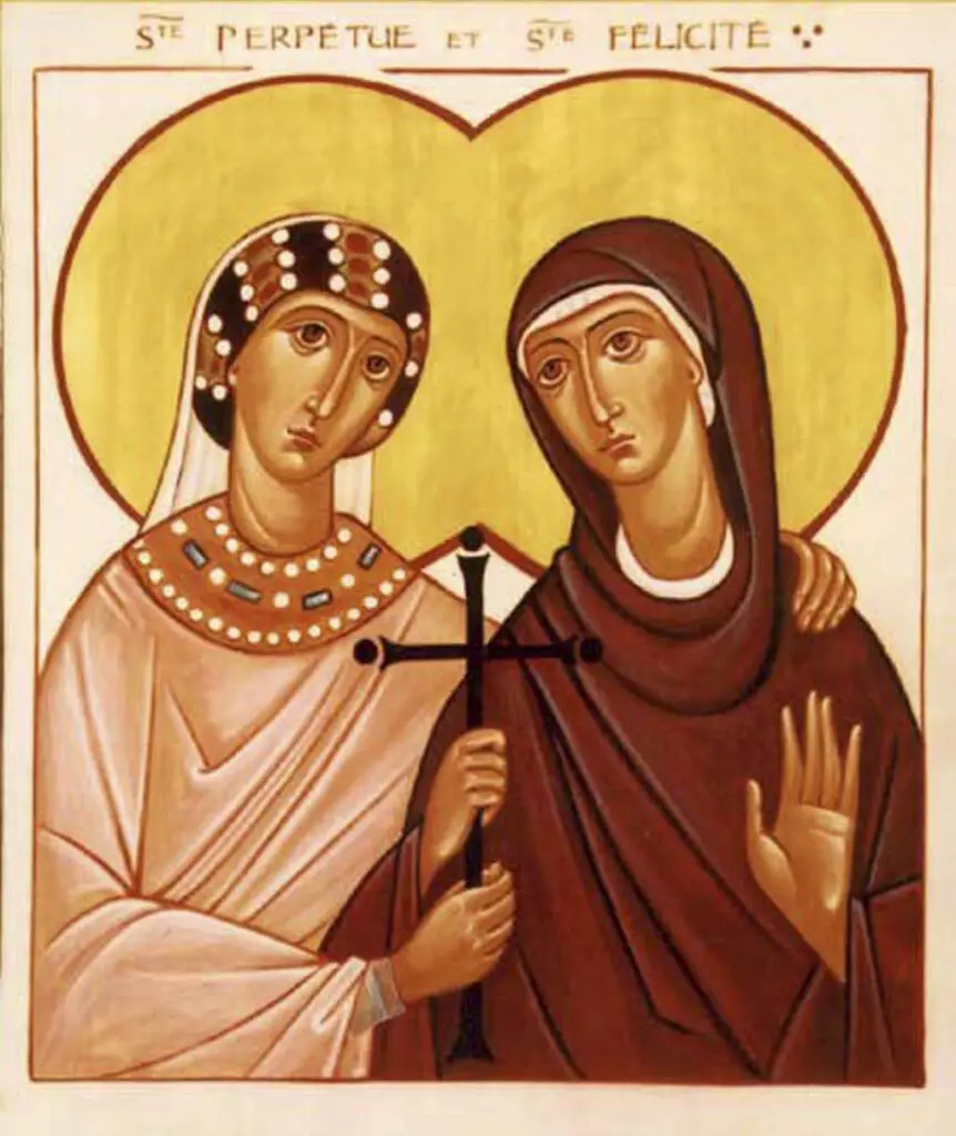 Santa Perpetua Mártir. Santo del día 07 de marzo