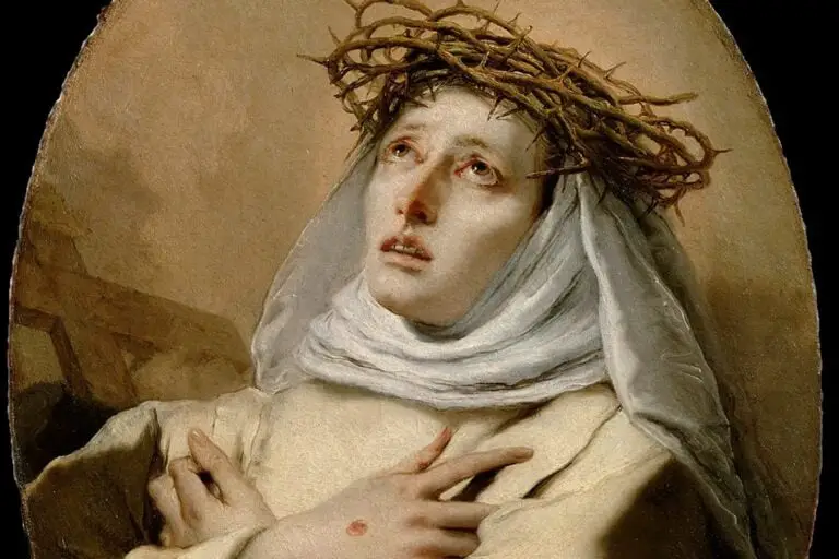 Santa Catalina de Siena. Santo del día 29 de abril.