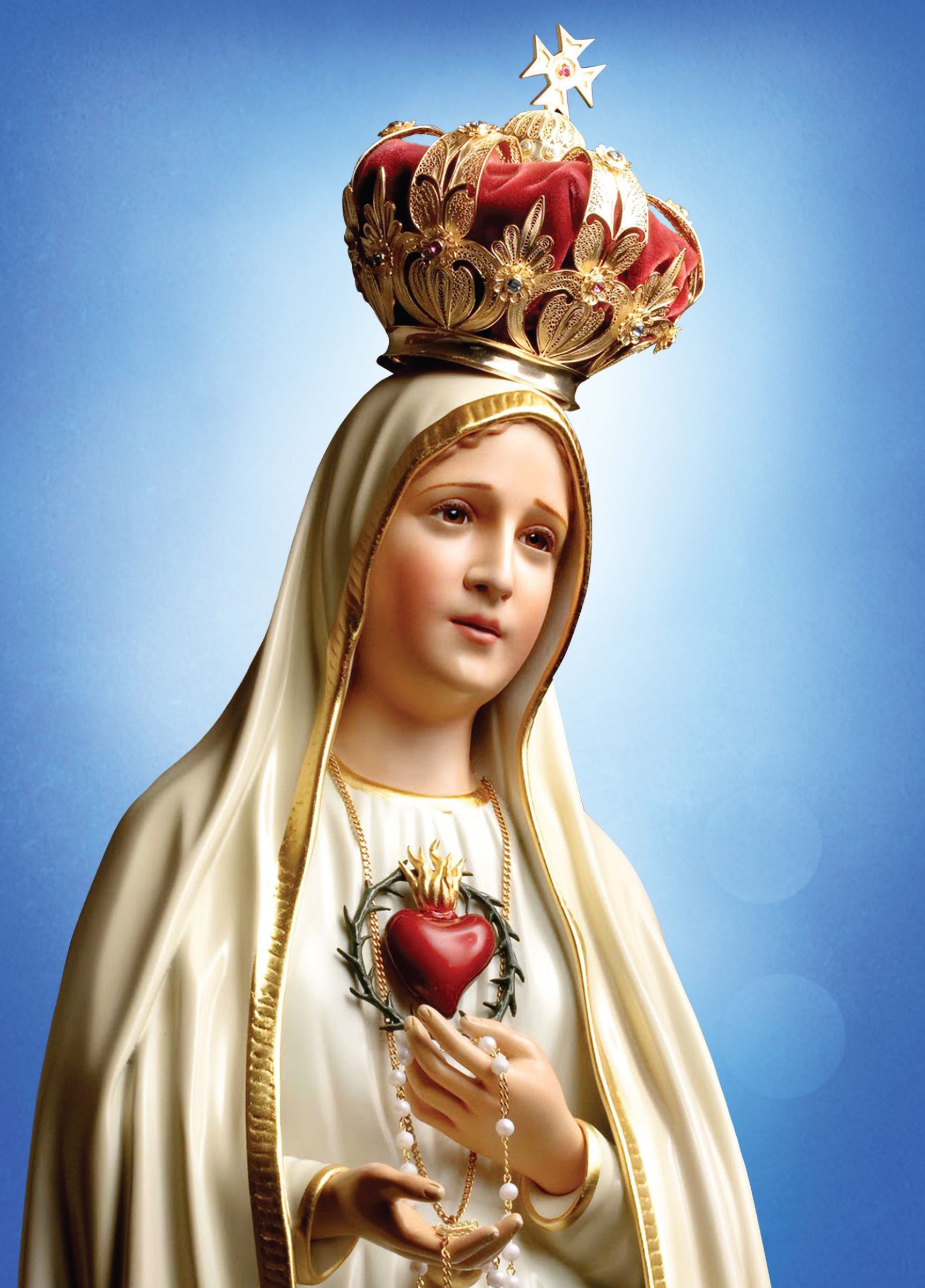 Santa Virgen Maria de Fatima. Santo del día 13 de mayo