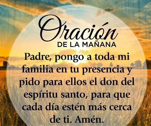 la oracion de la manana