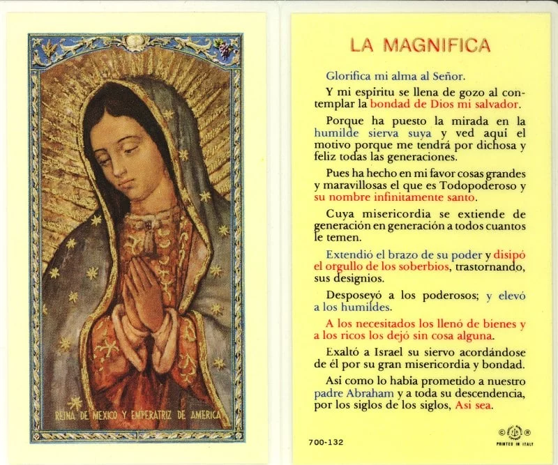 oracion de la magnifica
