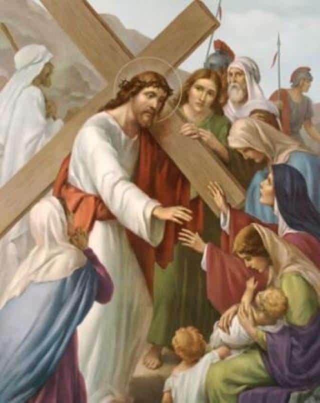 Cuarta Estación: Jesús encuentra a su madre María. - Via crucis ... Cuarta Estación: Jesús encuentra a su madre María. - Via crucis ...
