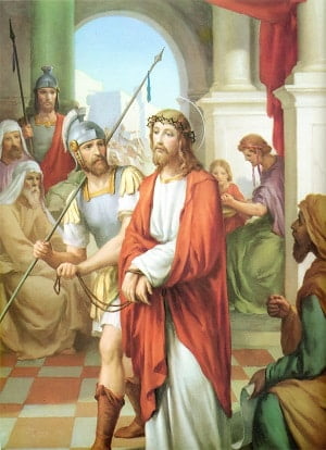 estacion 1 viacrucis