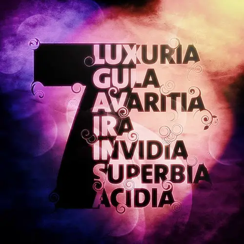 imagen de los pecados capitales