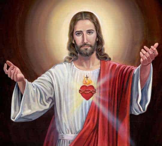 Oración al Sagrado Corazón de Jesús para el padre