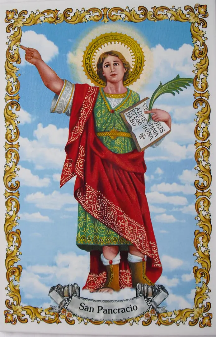 Oración a San Pancracio para que sane a una persona